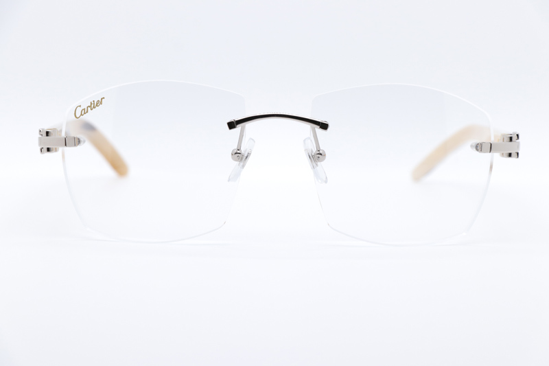 CT 4189706 White Buffalo Eyeglasses Silver