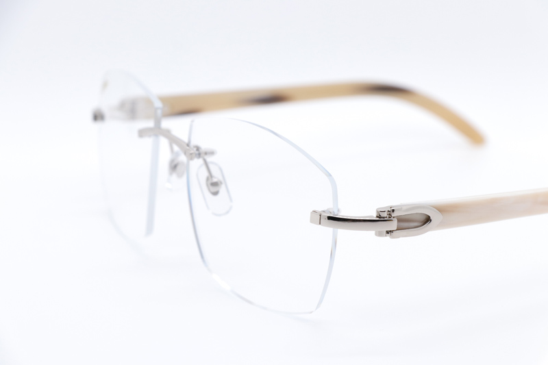 CT 4189706 White Buffalo Eyeglasses Silver