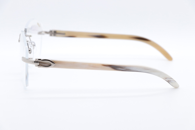 CT 4189706 White Buffalo Eyeglasses Silver