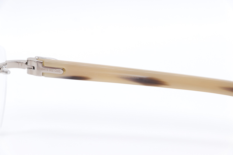 CT 4189706 White Buffalo Eyeglasses Silver