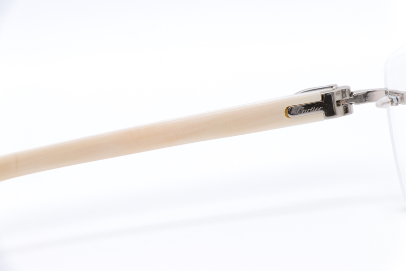 CT 4189706 White Buffalo Eyeglasses Silver