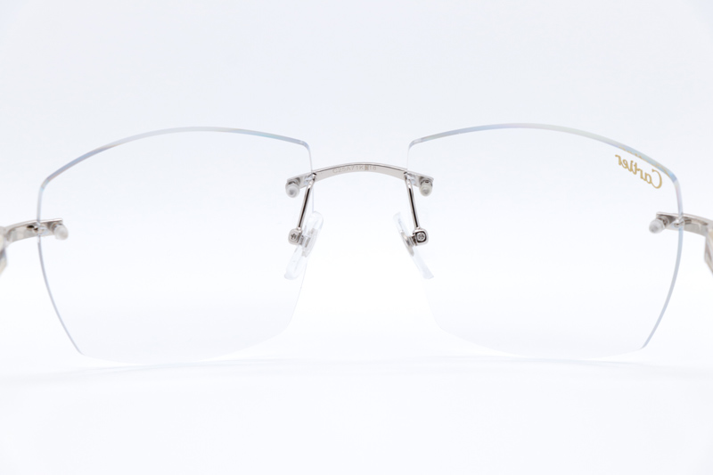 CT 4189706 White Buffalo Eyeglasses Silver