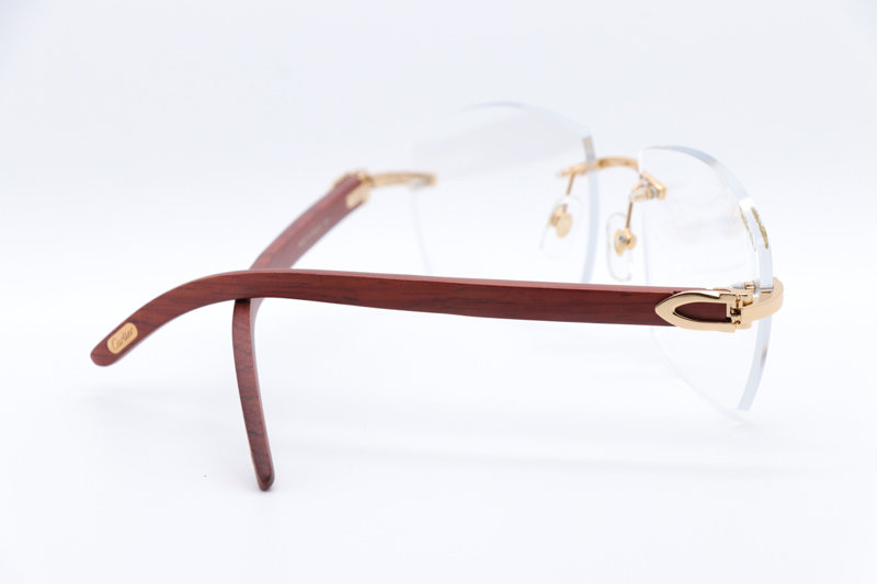 CT 4189706 Wood Eyeglasses Gold