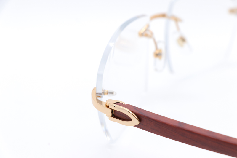 CT 4189706 Wood Eyeglasses Gold