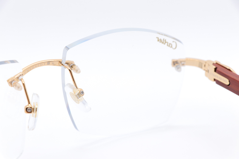 CT 4189706 Wood Eyeglasses Gold