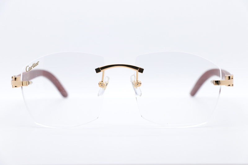 CT 4189706 Wood Eyeglasses Gold