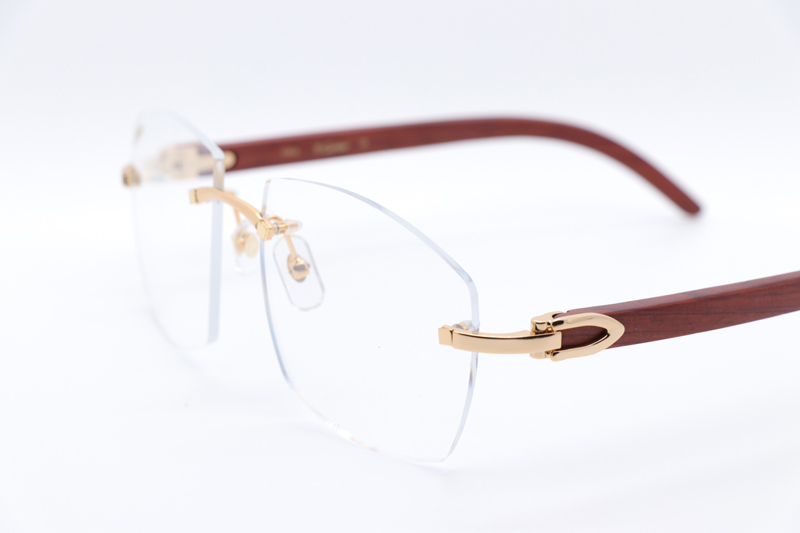 CT 4189706 Wood Eyeglasses Gold