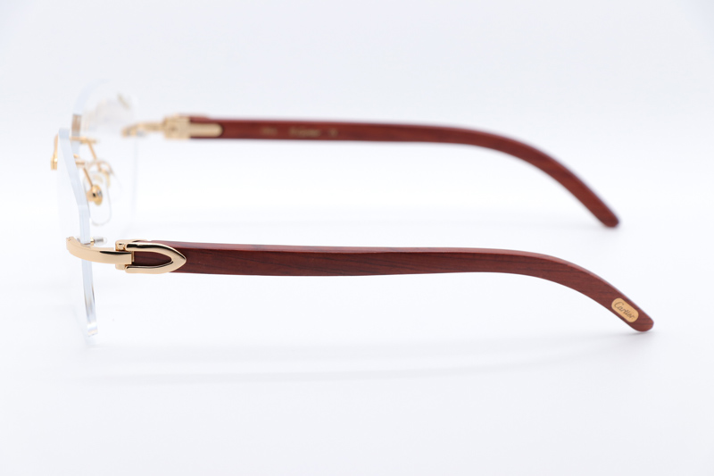CT 4189706 Wood Eyeglasses Gold