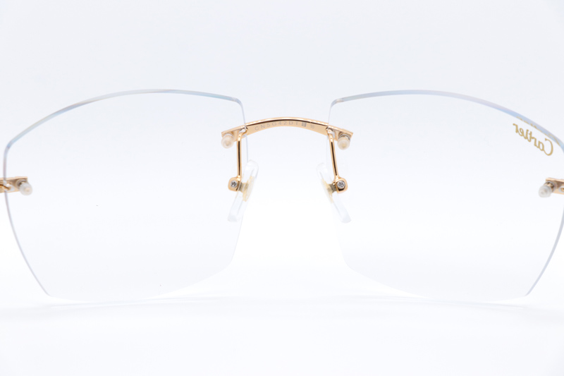CT 4189706 Wood Eyeglasses Gold