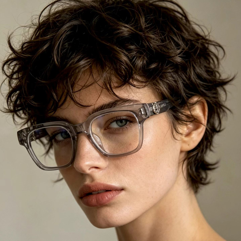 Celibussy Eyeglasses Transparent Gray