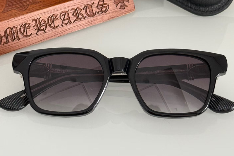Celibussy Sunglasses Black Silver Gradient Gray