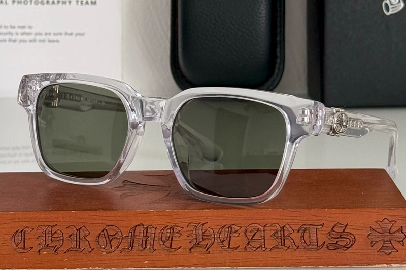 Celibussy Sunglasses Transparent Silver Green