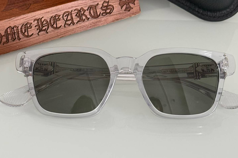 Celibussy Sunglasses Transparent Silver Green
