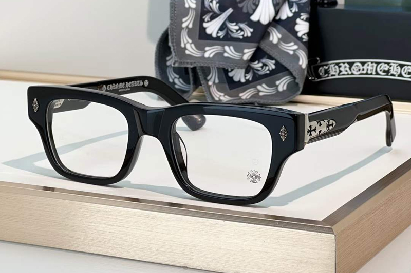 Crypdic Eyeglasses Black Silver