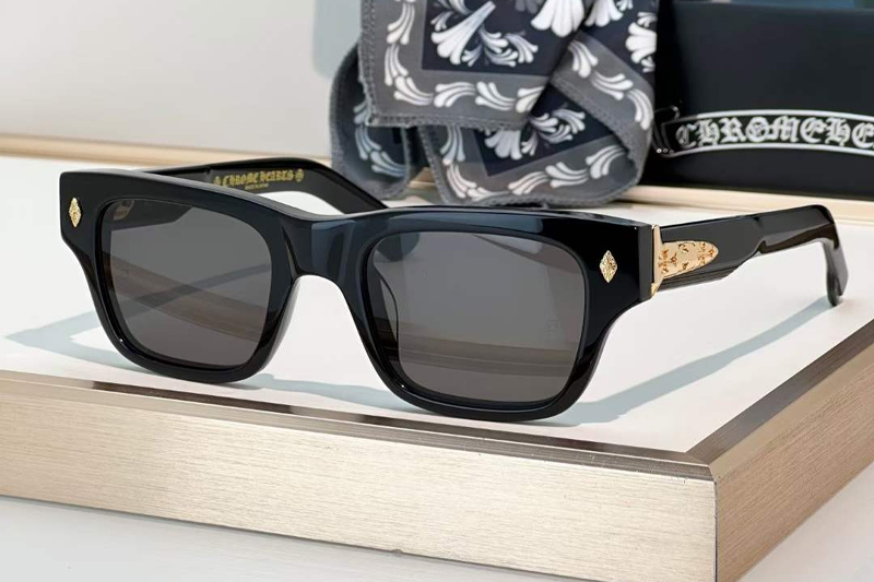 Crypdic Sunglasses Black Gold Gray