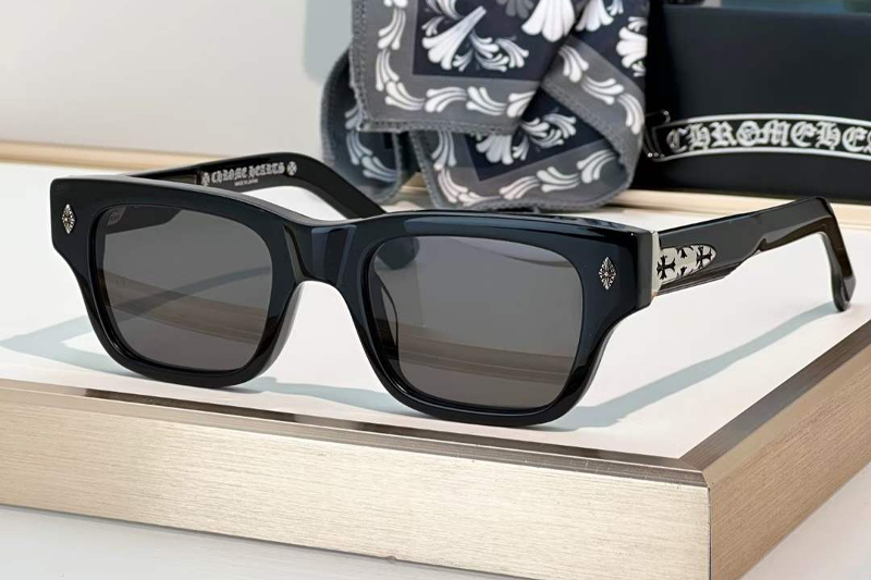 Crypdic Sunglasses Black Silver Gray