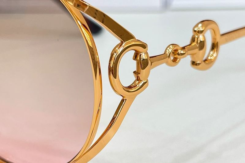 GG1671 Sunglasses Gold Gradient Pink