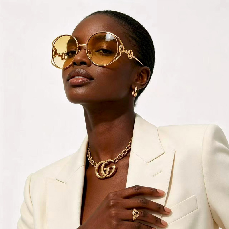 GG1671 Sunglasses Gold Gradient Yellow