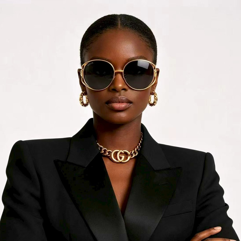 GG1671 Sunglasses Gold Gray