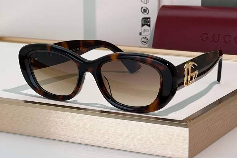 GG1829SK Sunglasses Tortoise Gradient Brown