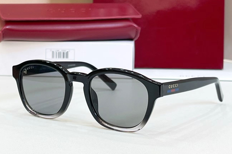 GG2109SK Sunglasses Black Transparent Gray