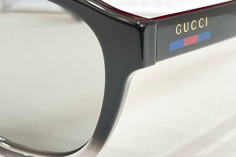 GG2109SK Sunglasses Black Transparent Gray