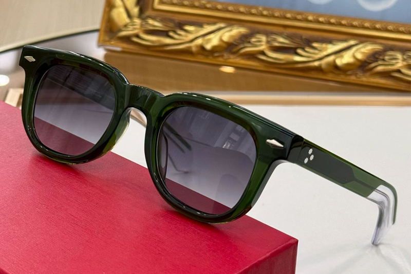 Jax Sunglasses Green Gradient Gray