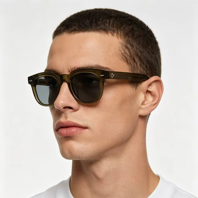 Jax Sunglasses Transparent Brown Gray