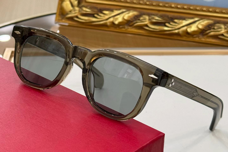 Jax Sunglasses Transparent Brown Gray