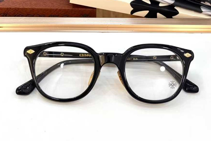 Just In-A Eyeglasses Black Gold