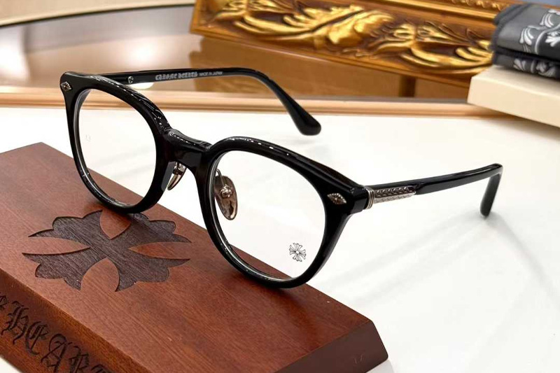 Just In-A Eyeglasses Black Silver