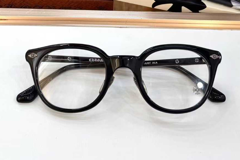 Just In-A Eyeglasses Black Silver