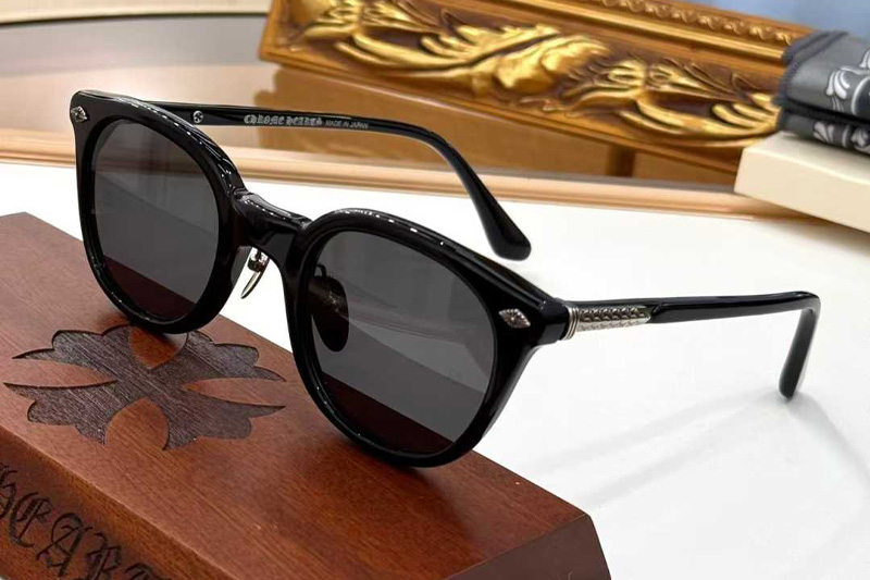 Just In-A Sunglasses Black Silver Gray