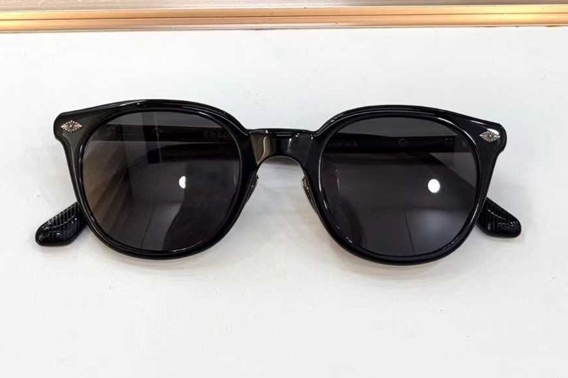 Just In-A Sunglasses Black Silver Gray