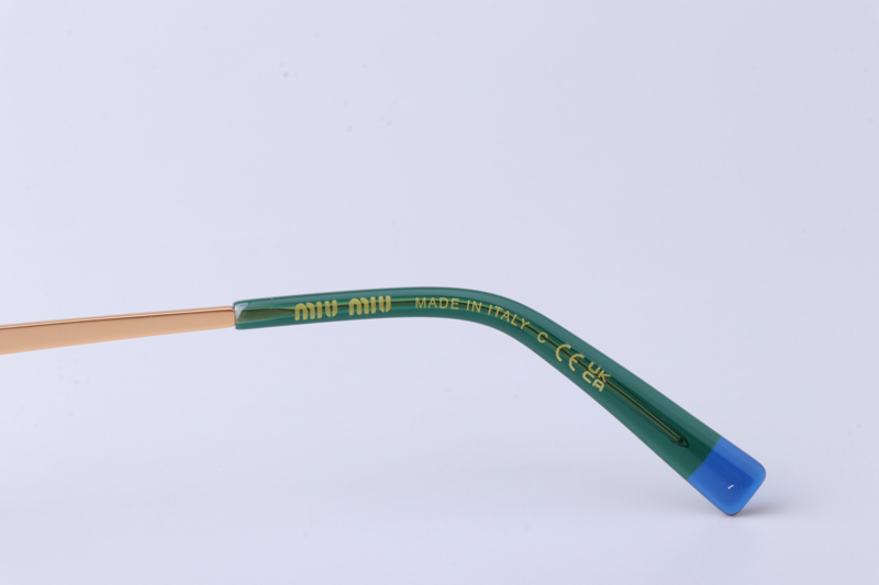 MU948S Sunglasses Gold Gradient Blue