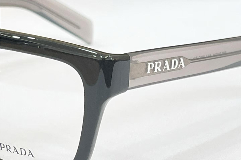 PRD02V Eyeglasses Black Gray