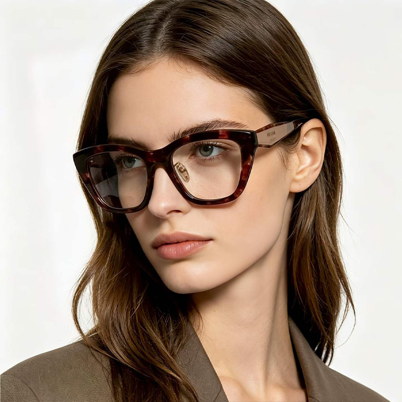 PRD11VD Eyeglasses Red Cream