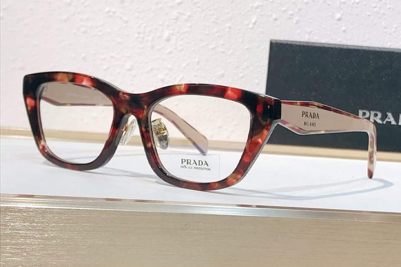 PRD11VD Eyeglasses Red Cream