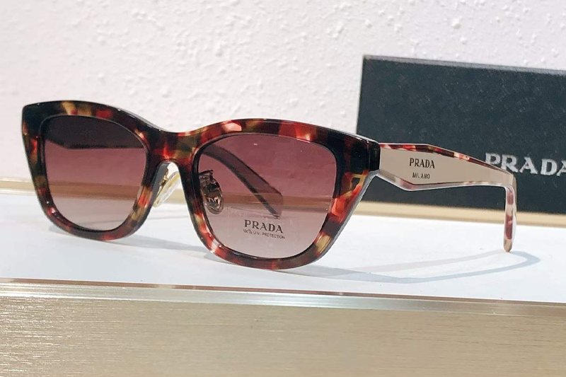PRD11VD Sunglasses Red Cream Gradient Pink