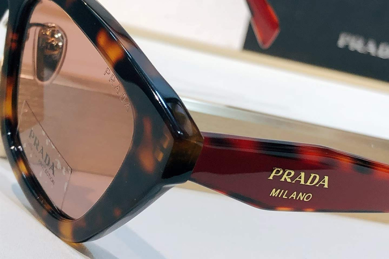 PRD11VD Sunglasses Tortoise Red Pink