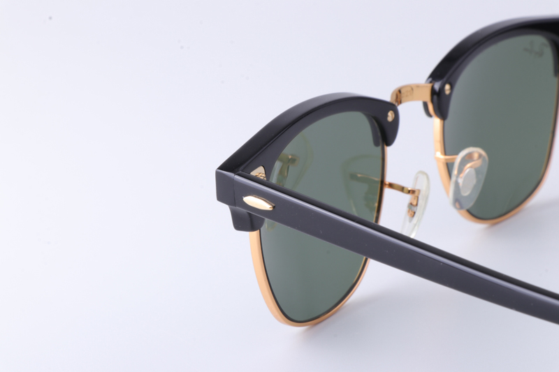 RB3016 Sunglasses Black Gold Green