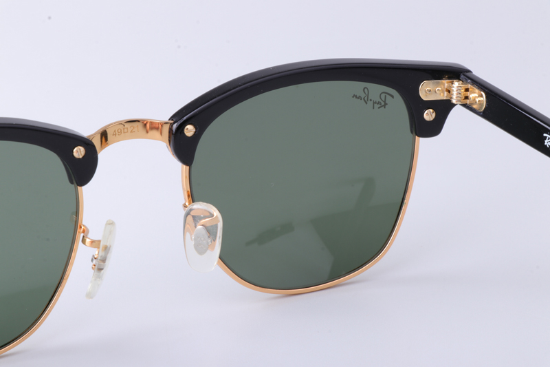 RB3016 Sunglasses Black Gold Green