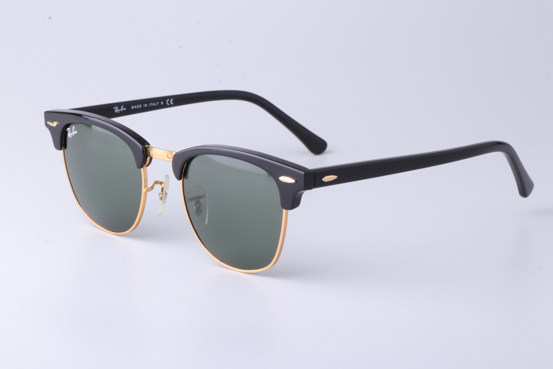 RB3016 Sunglasses Black Gold Green