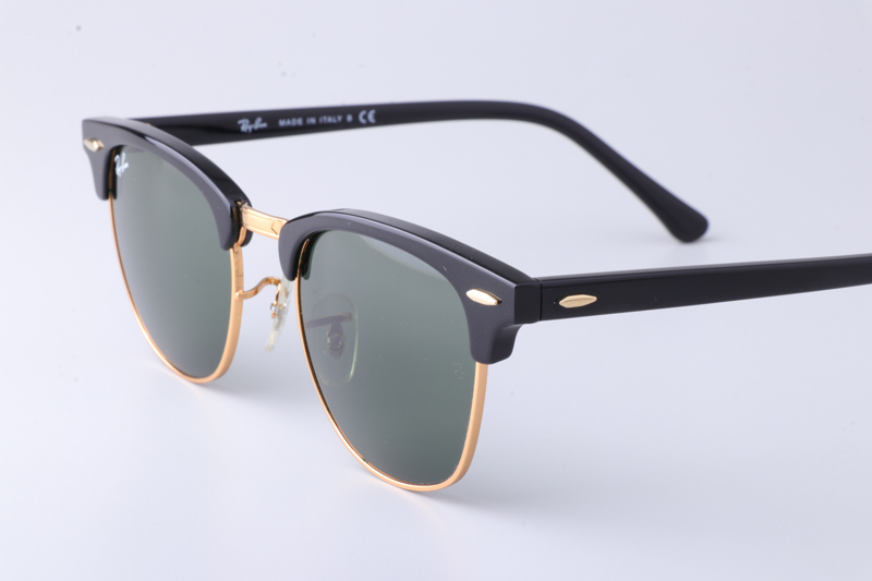 RB3016 Sunglasses Black Gold Green