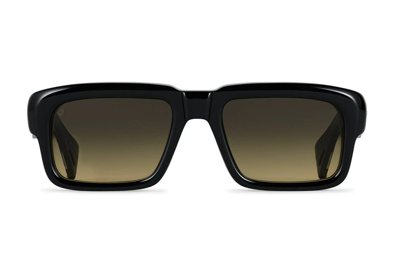 Roadrunner Sunglasses Black Gold Gradient Brown