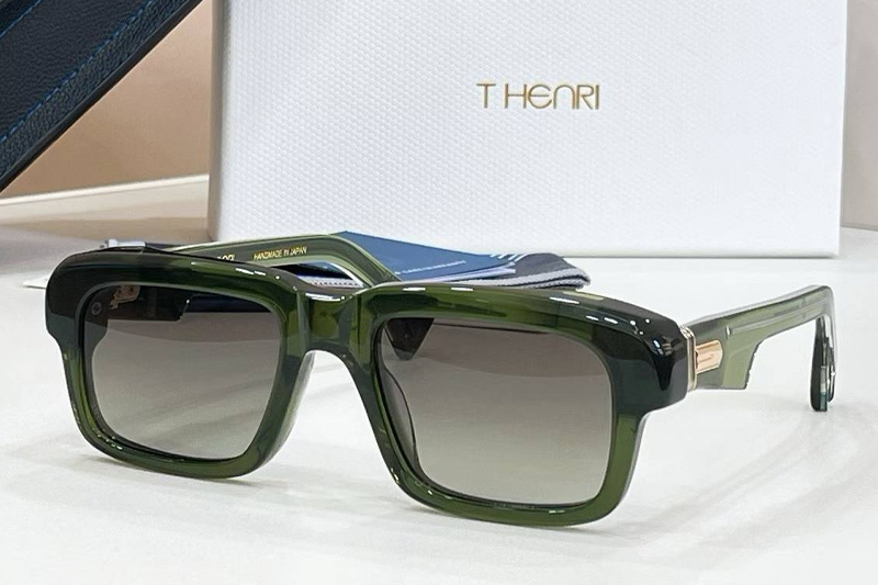 Roadrunner Sunglasses Green Gradient Gray