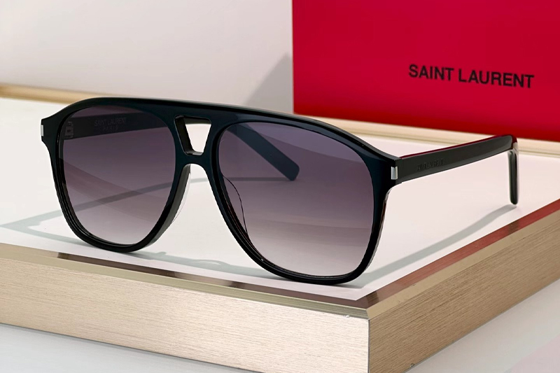 SL596 Sunglasses Black Gradient Gray