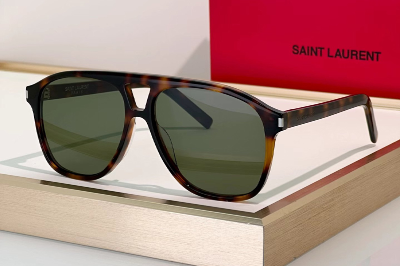 SL596 Sunglasses Tortoise Green
