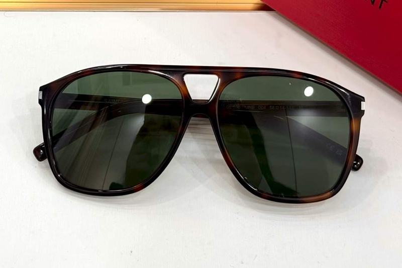 SL596 Sunglasses Tortoise Green