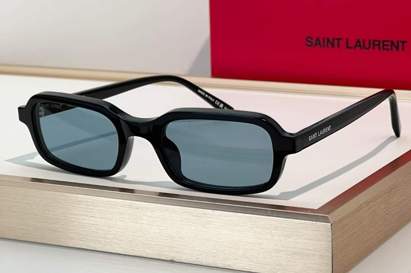SL908 Sunglasses Black Blue